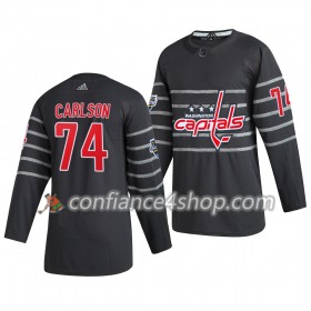 Adidas Maillot de Hockey Washington Capitals John Carlson 74 Gris 2020 NHL All-Star Authentic - Homme